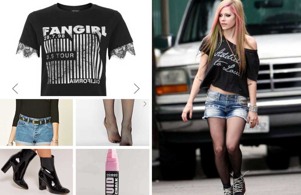 avril lavigne dress up